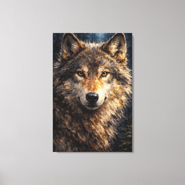 Silver Timber | Arte de vida silvestre de lobo | E (Anverso)