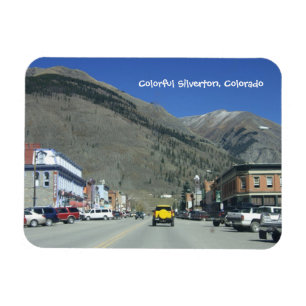 Silverton colorido, imán de Colorado