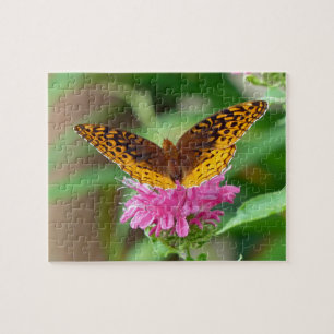 Silvery Checkerspot Butfly Jigsaw Puzzle