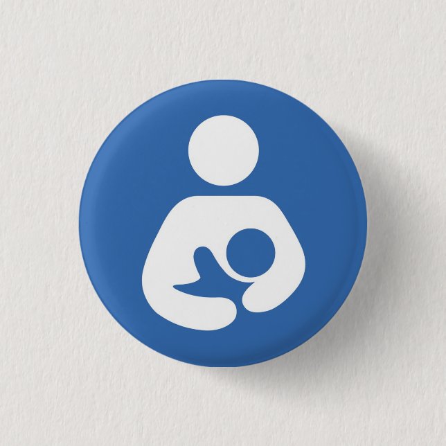 Símbolo 1 de la enfermería botón de 1/4 pulgada (Anverso)