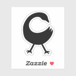 Símbolo adinkra (Sankofa) Pegatina vinílico