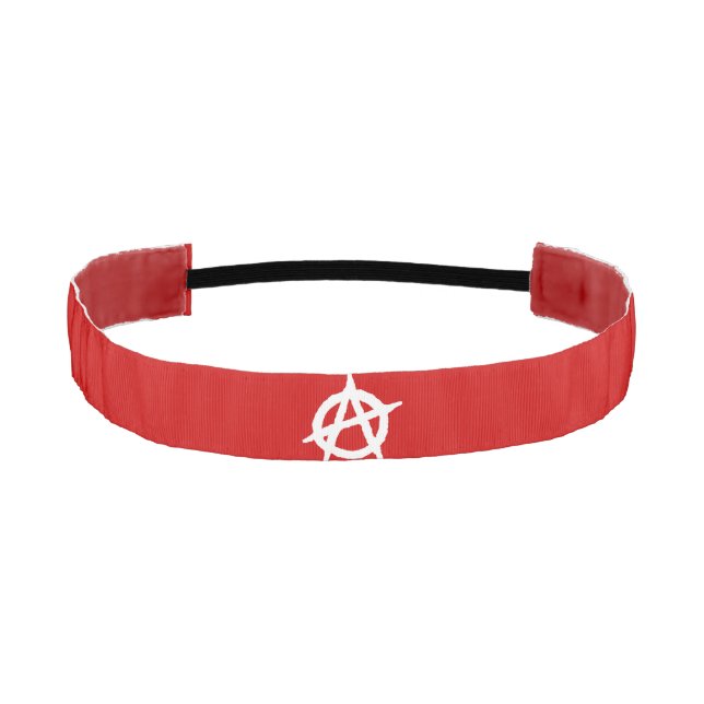 Símbolo anarquista No bandas de cabeza (Anverso)