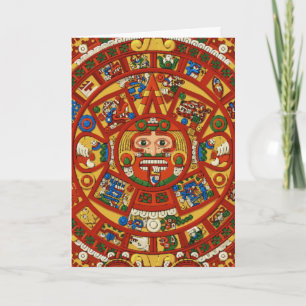 ¡Símbolo azteca del maya maya - tarjeta adaptable!