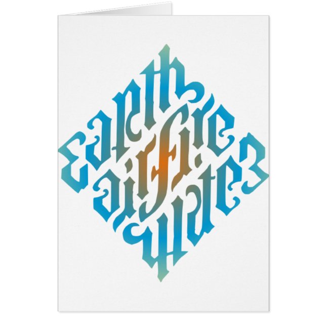 Símbolo azul de elementos de Illuminati (Frente)