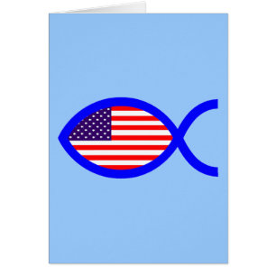 Símbolo cristiano de los pescados de la bandera