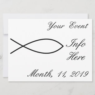 Símbolo cristiano de pescado Ichthys Thunder_Cove