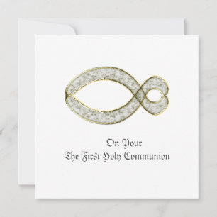 Símbolo cristiano de pescado. personalizado