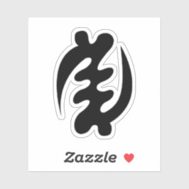 Símbolo de Adinkra (Excepto Dios) Pegatina de vini