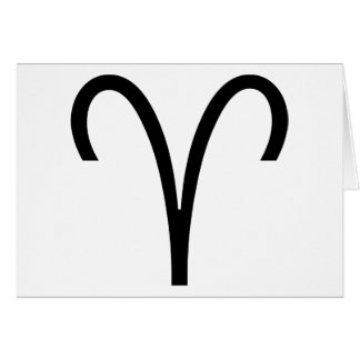 Símbolo de Aries Carnero Signo del Zodiaco