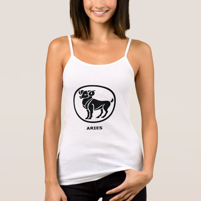Símbolo de Aries femens Tank Top (Anverso)