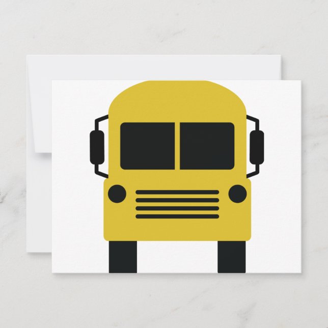 símbolo de autobús escolar amarillo (Anverso)