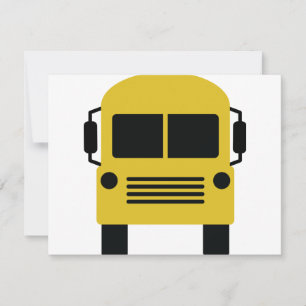 símbolo de autobús escolar amarillo