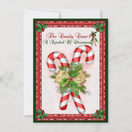 Símbolo de bastón de Navidades saludando