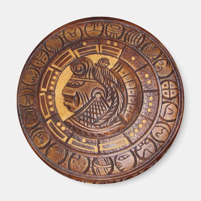 Símbolo de calendario nativo americano de imán (Frente)