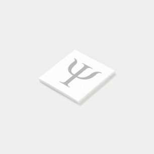 Símbolo de ciencia de la psicología Nota posteri