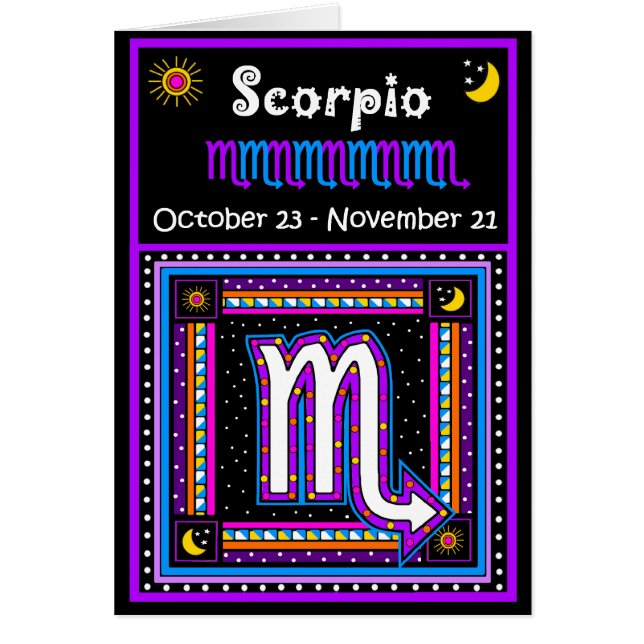 Símbolo de escorpio zodiaco (Frente)