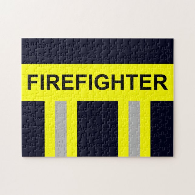 Símbolo de Feuerwehr Rompecabezas de Blau uniforme (Horizontal)
