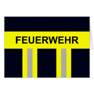 Símbolo de Feuerwehr Uniform Blau