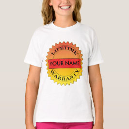 Símbolo de garantía de por vida de sus hijos