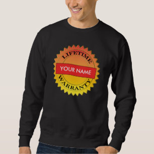 Símbolo de garantía de por vida tu sudadera