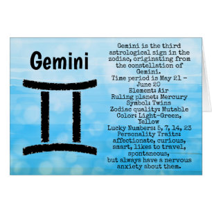 Símbolo de Gemini Feliz cumpleaños Horoscopio Zodi