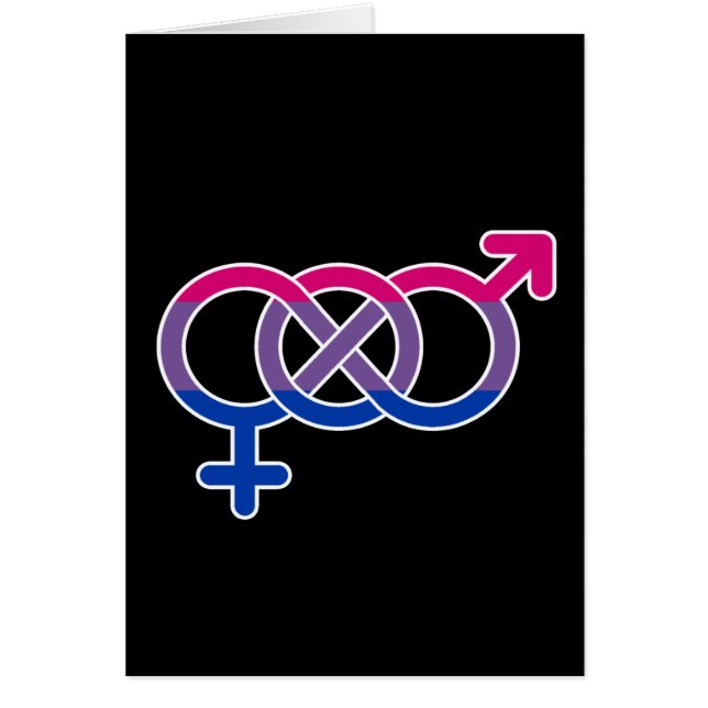 Símbolo de género bisexual (Frente)