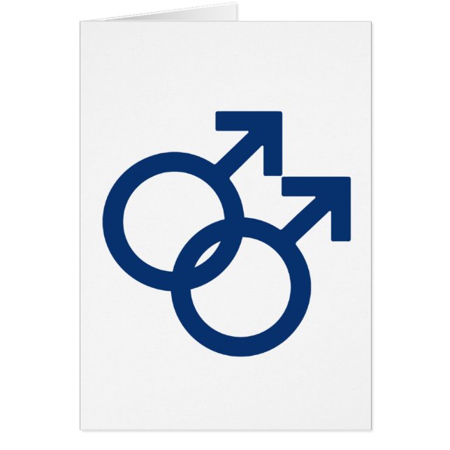 Símbolo de género de hombres gays MLM (Frente)