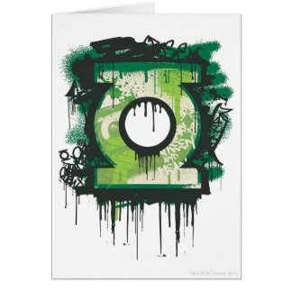 Símbolo de graffiti verde