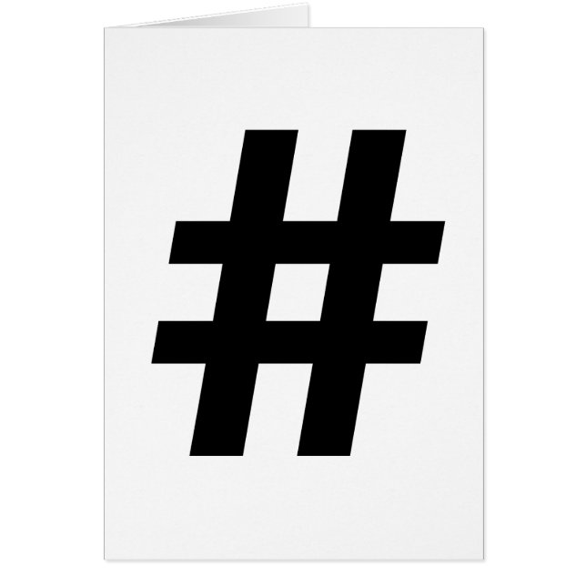 SÍMBOLO DE HASHTAG - .PNG (Frente)