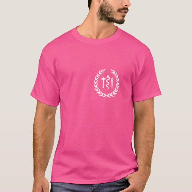 Símbolo de herrero de camisetas de artesano, teléf (Anverso)