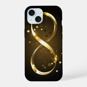 Símbolo de infinito dorado