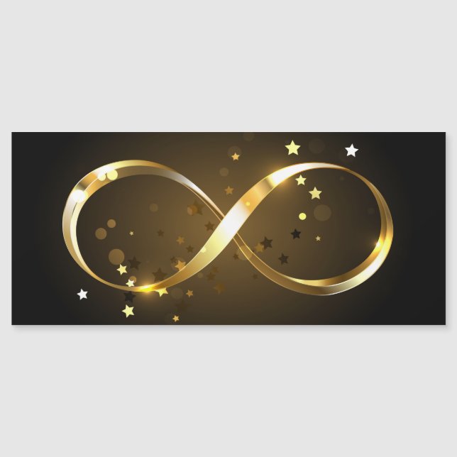 Símbolo de infinito dorado (Anverso)