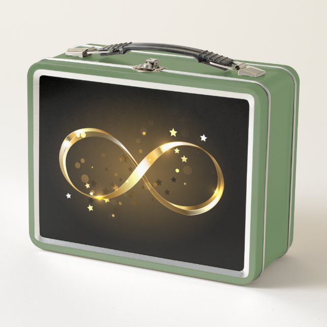 Símbolo de infinito dorado (Anverso)