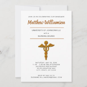 Símbolo de Invitación de grado de enfermería