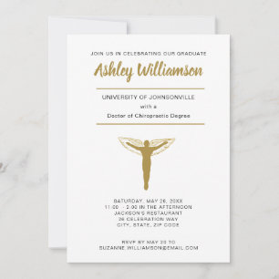 Símbolo de Invitación de graduación de Médica quir