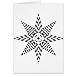 Símbolo de la estrella de Ishtar