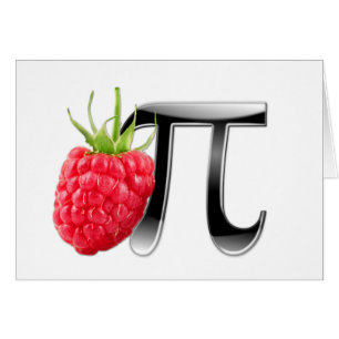 Símbolo de la frambuesa y del pi