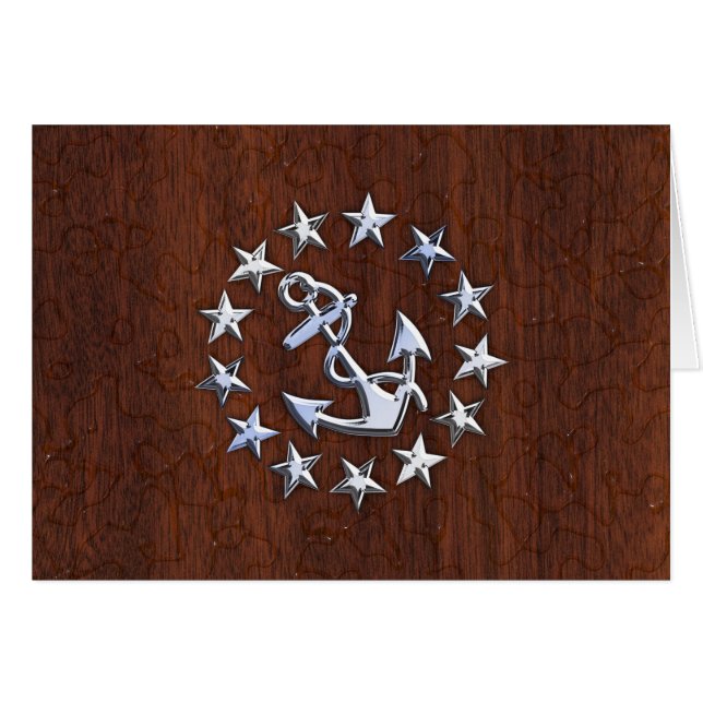Símbolo de las estrellas de la bandera náutica náu (Anverso (Horizontal))