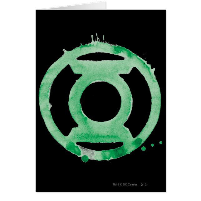 Símbolo de linterna de café - verde (Frente)
