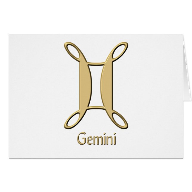 Símbolo de los géminis (Anverso (Horizontal))