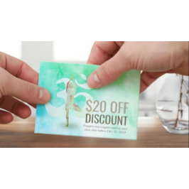 Símbolo de Om de Lealtad de Cupón del Instructor d