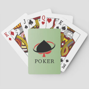 Símbolo de Pica Estilo Casino Cartas Clásicas de J