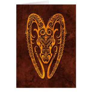 Símbolo de piedra del aries de Intrictate