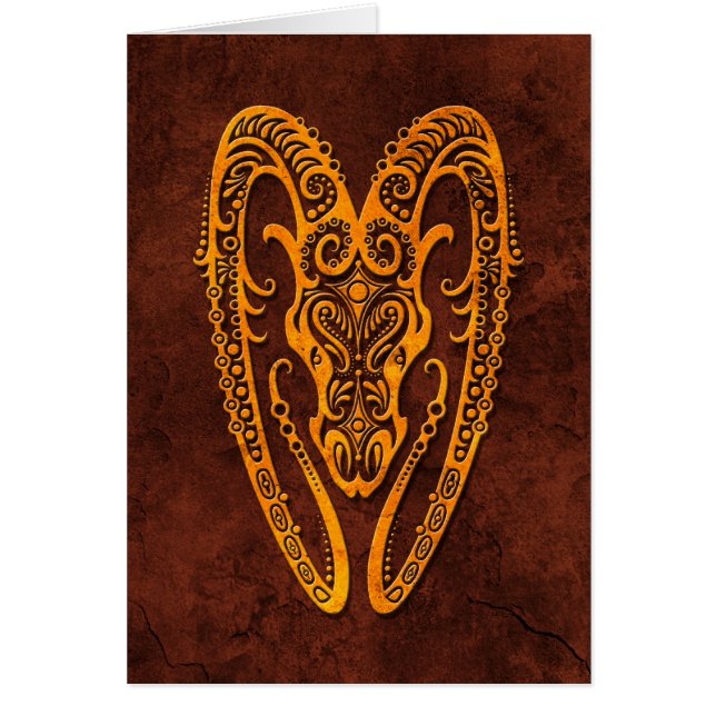 Símbolo de piedra del aries de Intrictate (Frente)