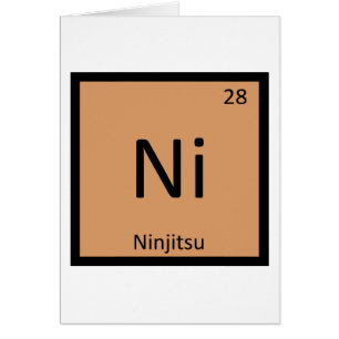 Símbolo de Química de Artes Marciales Ni - Ninjits
