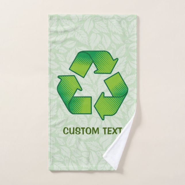 Símbolo de reciclaje (Toalla de mano)