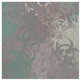 Símbolo de riesgo biológico Tela de camo de madera