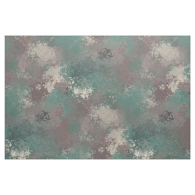 Símbolo de riesgo biológico Tela de camo de madera ("Cuarto gordo" (fat quarter))