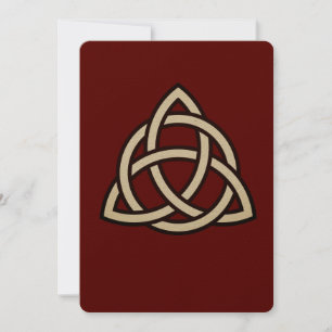 Símbolo de triquetra de Knot de la Trinidad celta