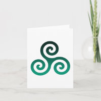 Símbolo de Triskele verde
